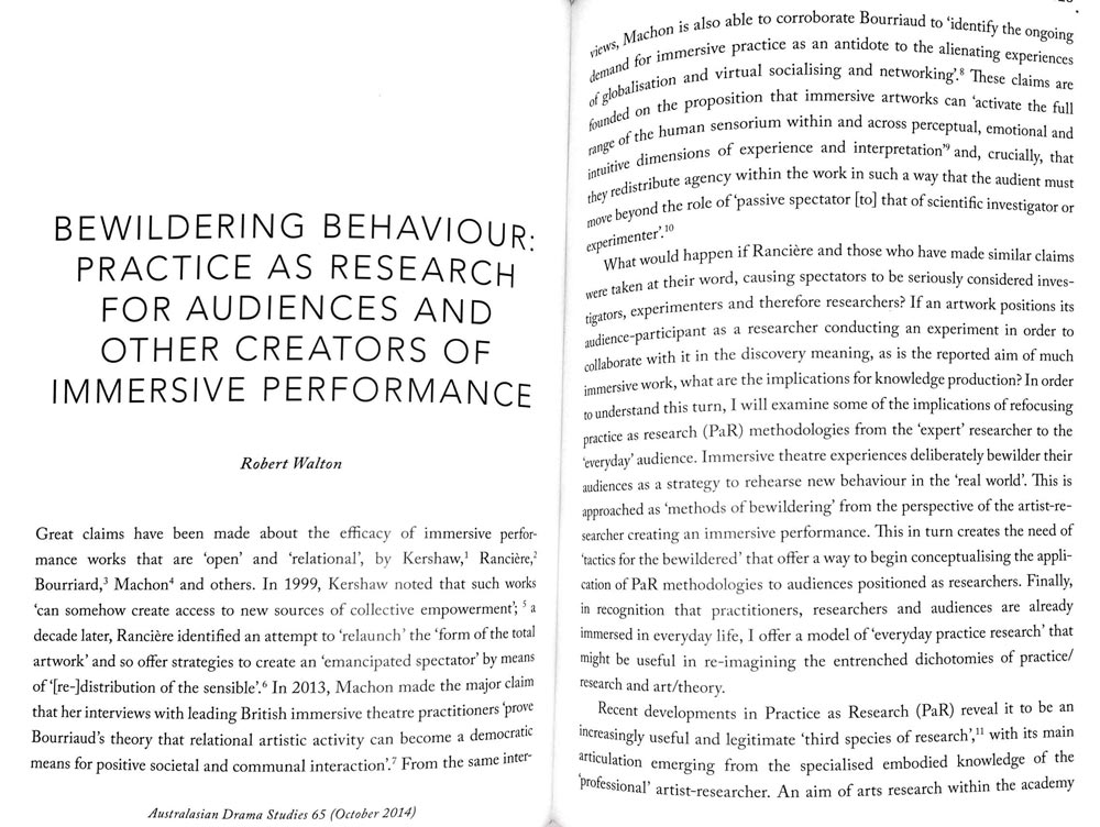 Scan of first two pages from journal article